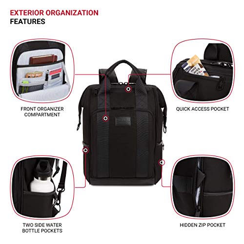 Swissgear 3577 Laptop Backpack, Black, 16-Inch #TOP2