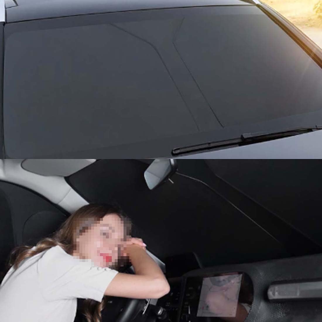 Parasole Per Parabrezza Auto Renault Scenic 4 (2016-2023) - Copertura Pieghevole UV Per Proteggere Interni Dal Sole