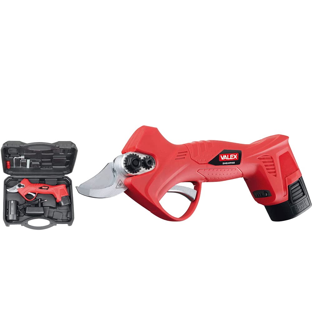 Kit Forbice da Potatura a Batteria al Litio da 16,8V Shear 168 in Valigetta con 2 batterie e caricabatterie