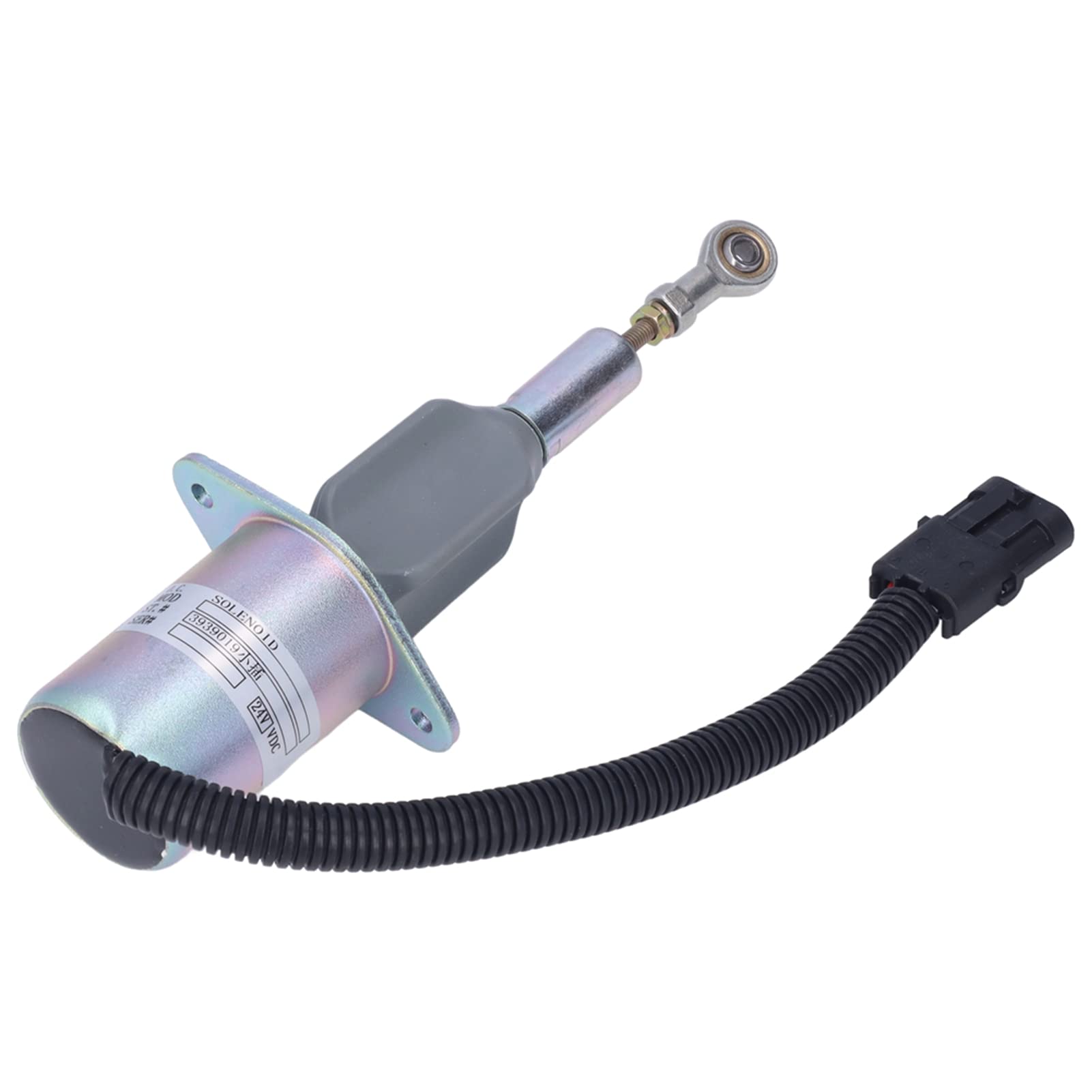 Fafeicy Zawór Elektromagnetyczny Płomienia 24V 3939019 Elektromagnes Odcinający dla S205 S220 S300 S450 Ładowarka o Sterowaniu Burtowym, z Materiałem ABS i Standardowym Rozmiarem