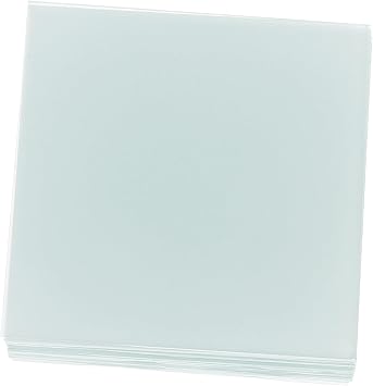 COLLBATH 15pcs Frosted Glass Plates Sealing Sheets for Gas Collecting Bottles Simple Design for Scientific Experiments