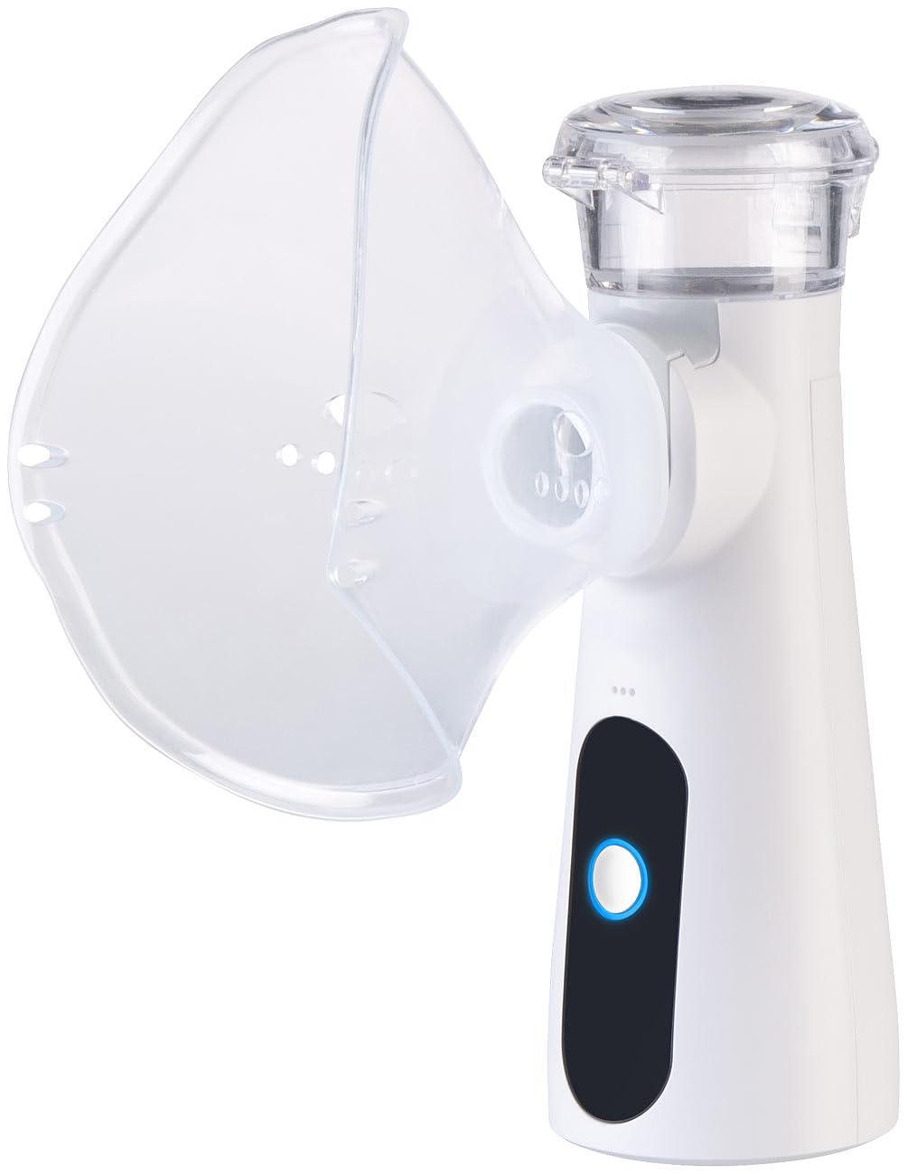 newgen medicals Ultraschall Nebulizer: Inhalationsgerät Vernebler für Kinder und Erwachsene, 2000 mAh, 25 ml (Inhalator Inhaliergerät, aufladbarer Inhalator, Baby)