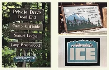 Perfect Paperback Signs of the Adirondacks Book