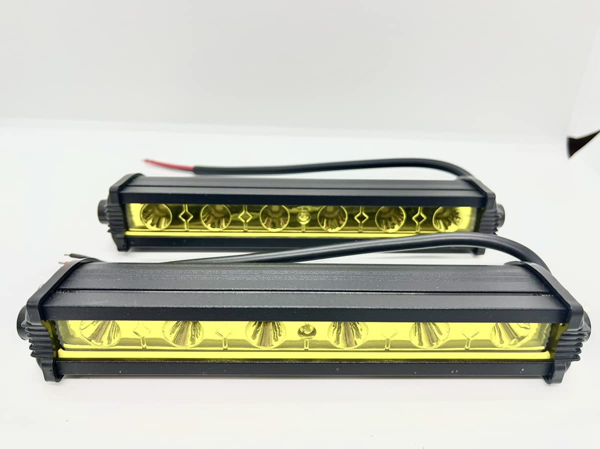Amazon.co.jp: InZaccaz LED ワークライト 作業灯 12v 24v イエロー