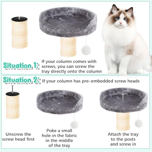 Accesorios para Torre de Gato Dansydaisy 2 Piezas 13.39 Pulgadas miniatura 4