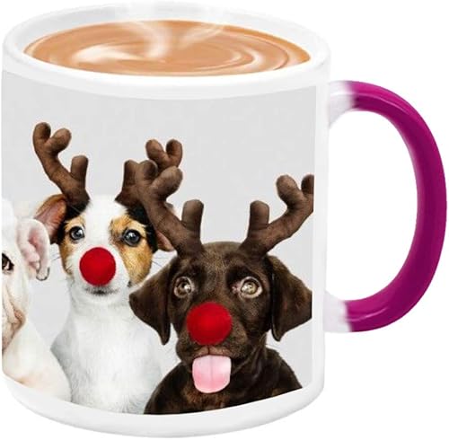 Queena Taza de taza de foto sensible al calor personalizada Taza de café mágica que cambia de color Añadir foto logotipo imagen en tazas de café