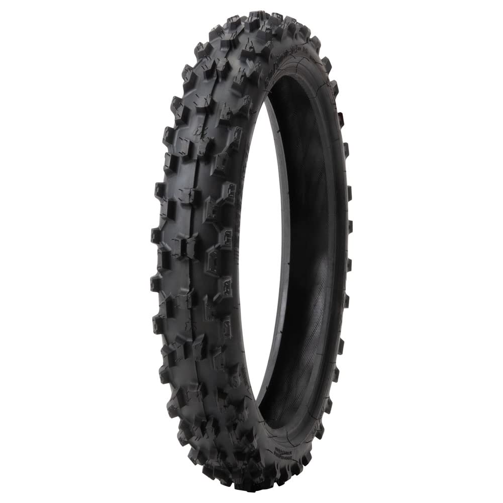 Tusk EMEX T-35® Soft/Intermediate Terrain Tire – 70/100x19 Front or Rear – Deep Tread Off-Road Trail– Tube Type Motocross Motorcycle Dirt Bike Tire