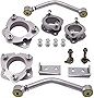 maXpeedingrods 2' Lift Kit for Jeep Compass Patriot MK 2007-2017, Lift Spacers with Alignment Control Arms and Camber Bolts