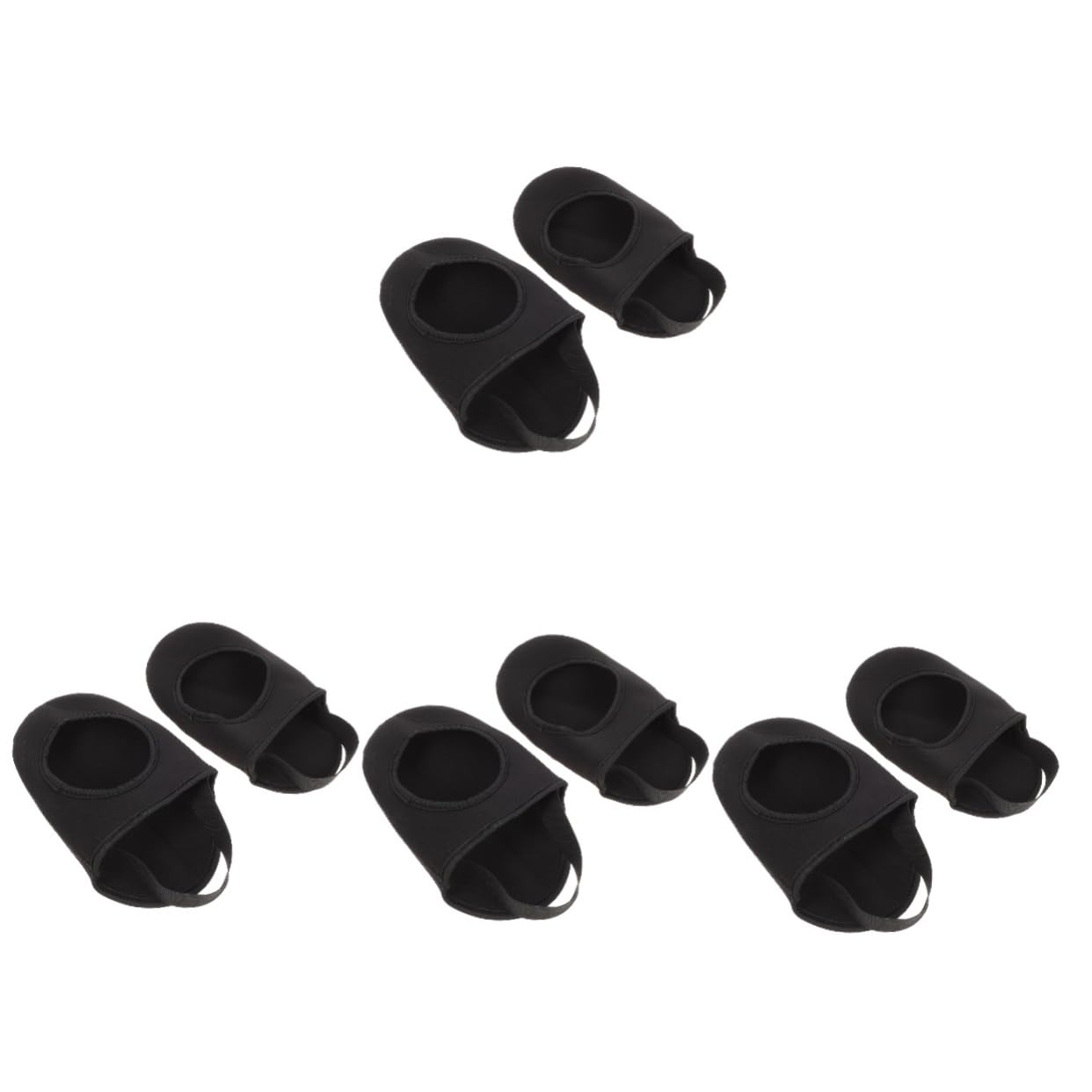 GANAZONO 4sets Bike Riding Warm Overshoes Reusable Non-Slip Shoe Covers Windproof for Wet Cold Weather 2pcs*4