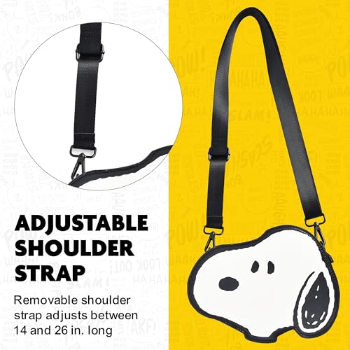 Peanuts Crossbody Bag, Mini Adjustable Shoulder Bag for Men and Women4