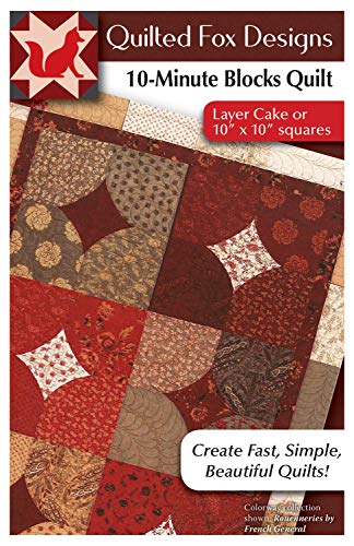 10-Minute Blocks Quilt Pattern: Layer Cake or 10