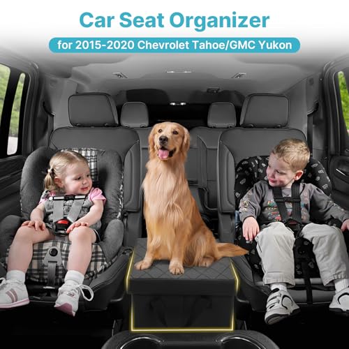 Image of Mixsuper Liner Car Seat Organizer for 2015-2020 Chevy Tahoe /GMC Yukon | Console Organizer Backseat Box for Tools, Toys, Camping, Travel, Daily Commuting Kids Baby Supplies Accessories