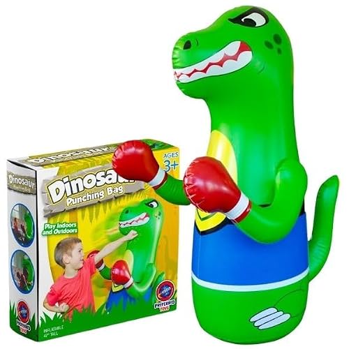 Inflatable Dinosaur Punching Bag for Kids (47")