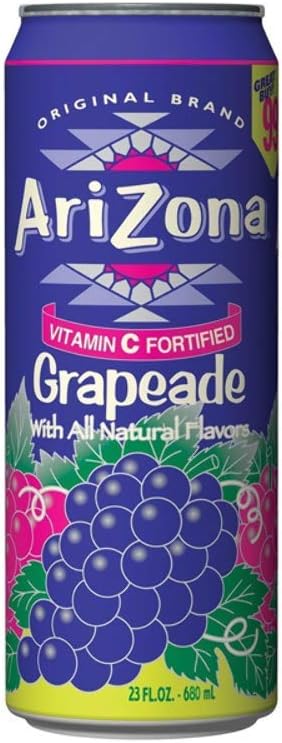 Arizona Grapeade Cans original from USA (CASE OF 24 CANS)