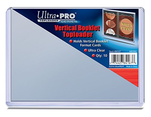 Top Loader Ultra Pro vertical protégeant vos livrets de collection contre l'usure