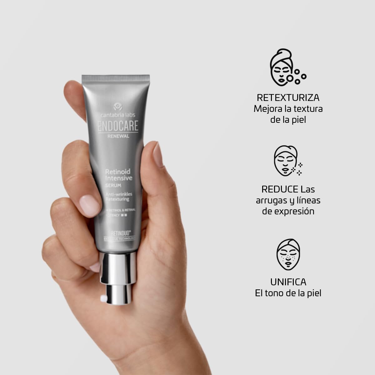 Cantabria Labs - Endocare Renewal Retinoid Intensive Serum - 30 ml - Sérum Antiarrugas con Retinol Puro y Retinal - Renueva y Retexturiza la Piel - Para Piel Normal o Mixta