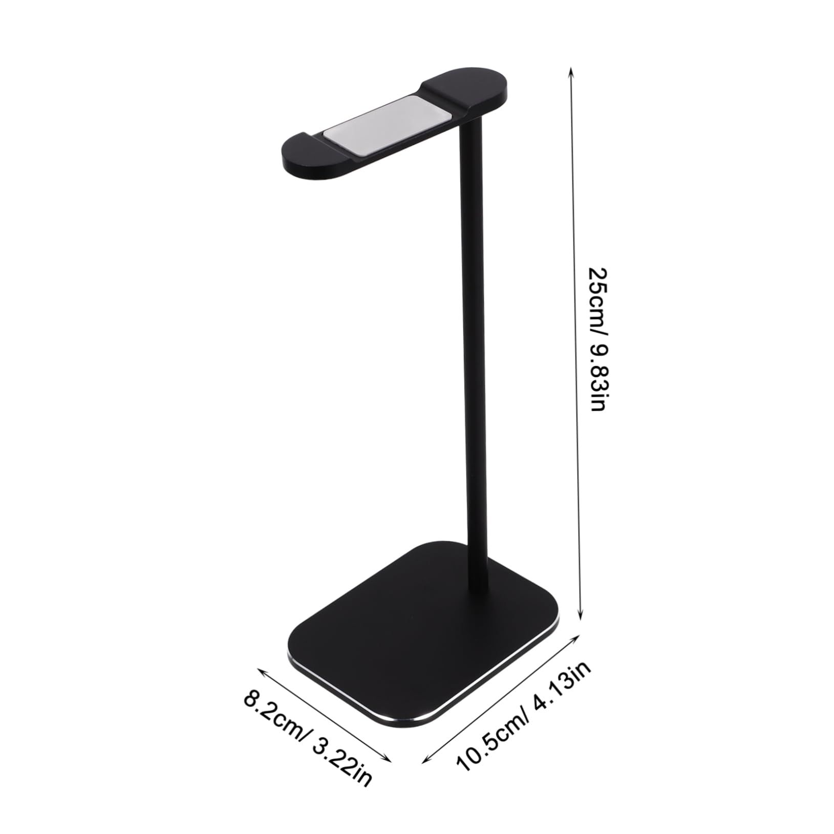 Uonlytech Supporto Cuffie da Scrivania Nero in Lega di Alluminio