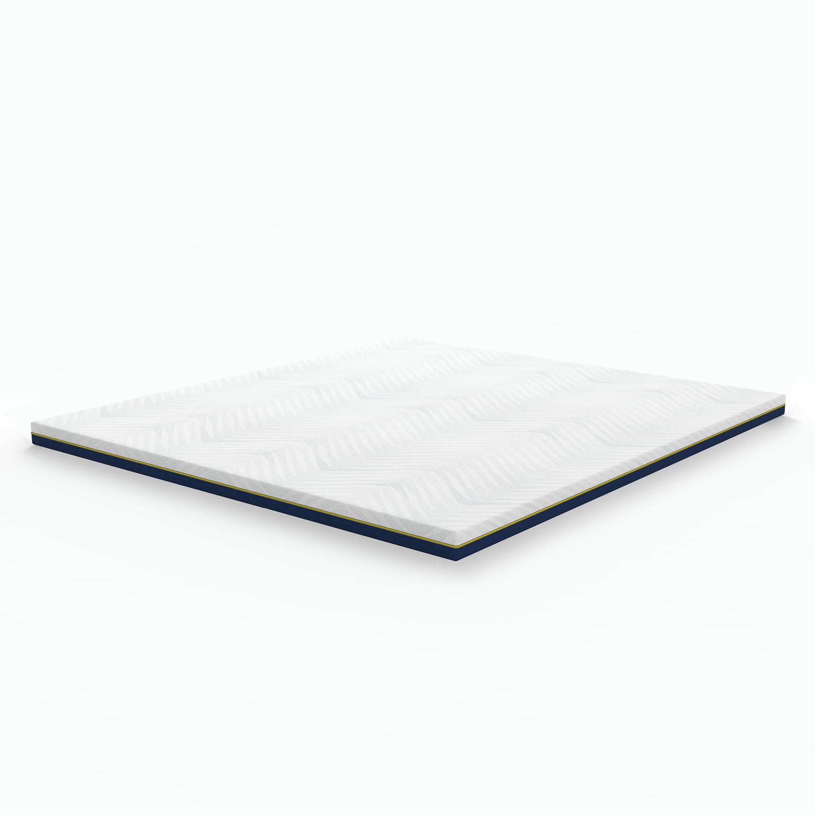 Surmatelas Mémoire de Forme Gel 160x200 cm, 7.5 cm Épaisseur, Haute Densité, Housse Hypoallergénique (Surmatelas 160x200x7.5cm)