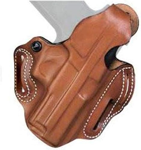 Desantis Funda de vaina para romper el pulgar se adapta a 2 pulgadas S&W K 10, 12, 13, 15, 19, 66, 67, mano derecha, marrón