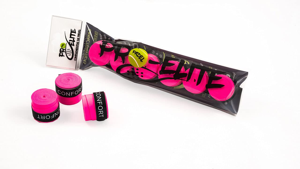 Overgrips Pro Elite Confort. Blister de 6 Unidades en Colores y Perforados.