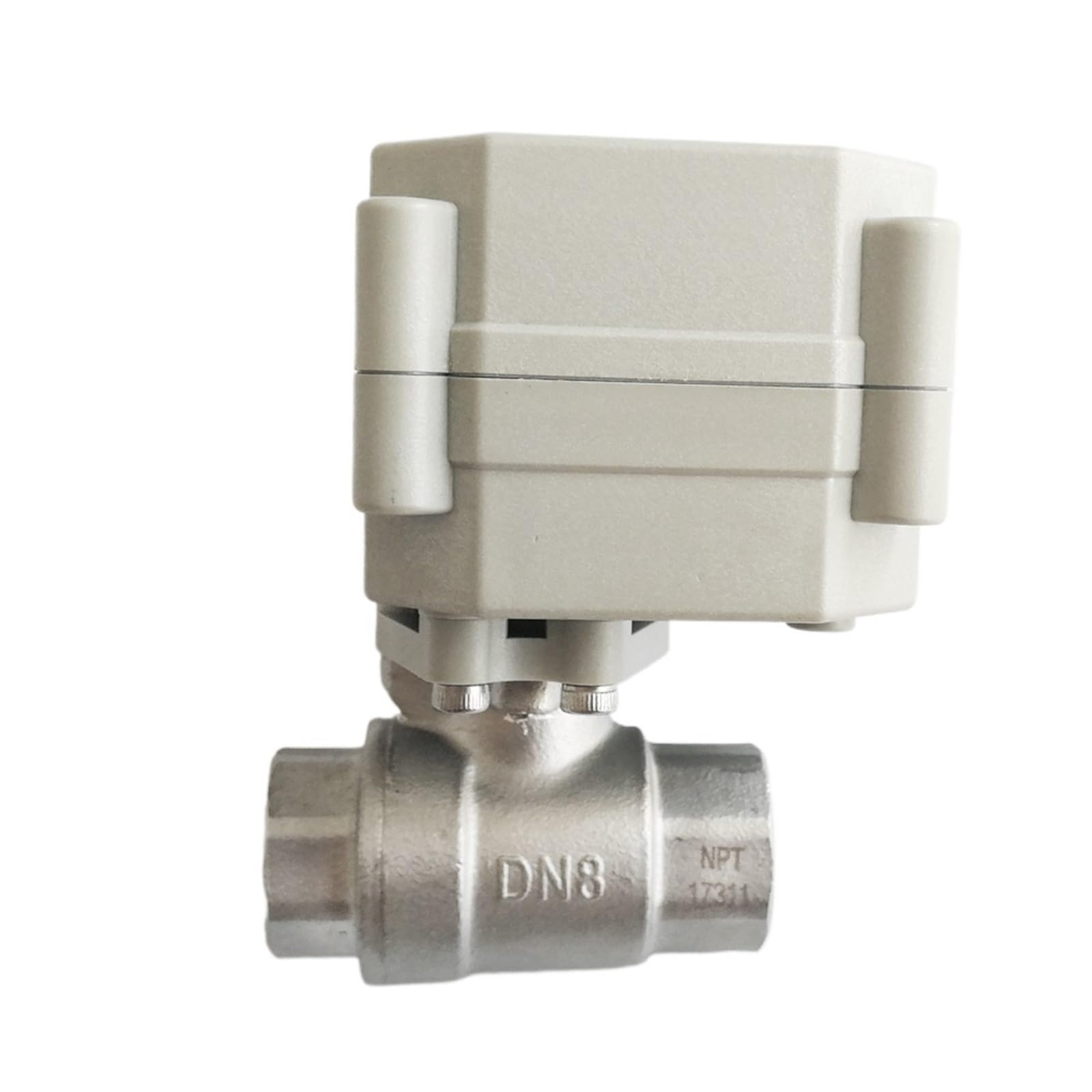 Vanne proportionnelle 4-20mA en acier inoxydable TFM8-S2-C pour réguler l'eau sans fuite