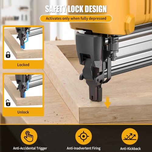 VERVEWAVE Cordless 2-in-1 Brad Nailer for DeWalt