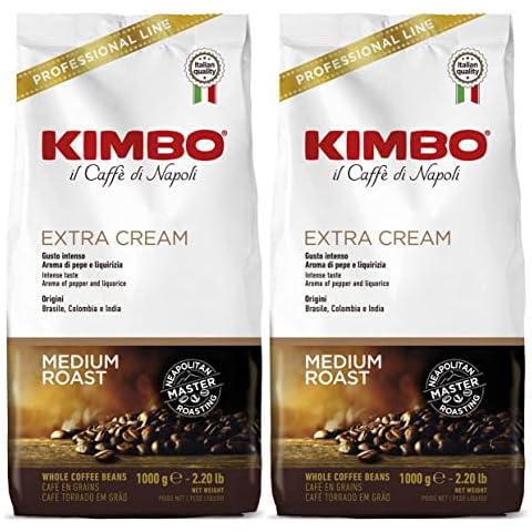 Kimbo Extra Cream Espresso Coffee Beans, 2kg Pack Cover