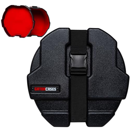 Étui rotomoulé pour tom de batterie haute résistance avec intérieur rembourré GPC0808