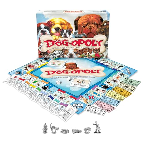 Juego de Mesa Dog-Opoly para Familias y Amantes de Perros miniatura 2