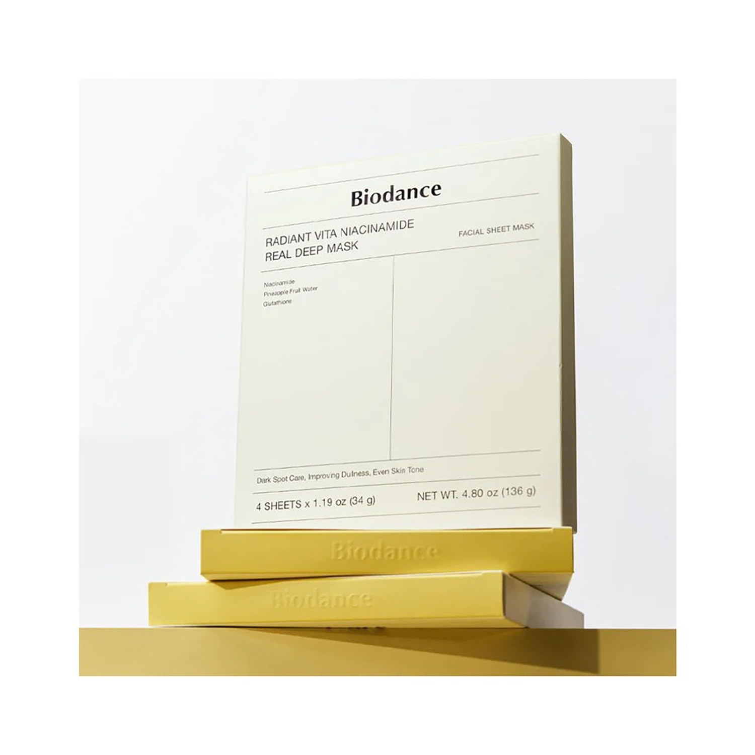 Biodance Radiant Vita Niacinamide Real Deep Mask - White