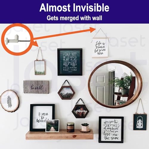 Image of Innovations Wall Mounting Nails /Hooks (Large-Big Size) - Multi Purpose, Non-Trace Invisible, No Drill Installation for Hanging Light Weight Photo Frames, Wall Clocks, Keys - Pack of 100 Pieces