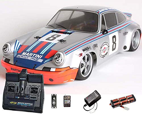 Tamiya RC 58571 Porche Carrera RSR TT-02 1:10 Standard Stick Radio Bundle