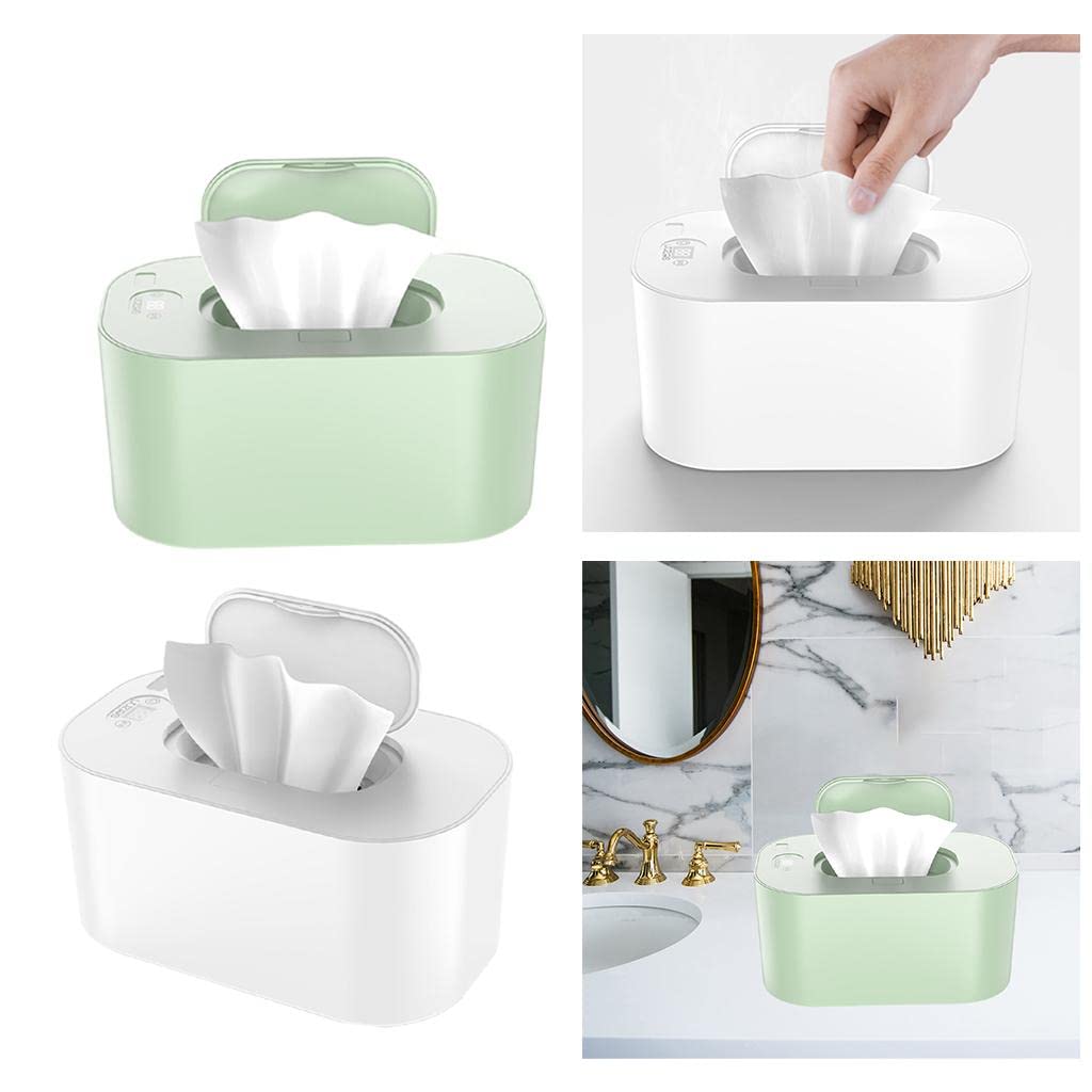 CALANDIS® Wipe Warmer Dispenser Fast Charging Large Capacity LED Display for Baby Green-image-18