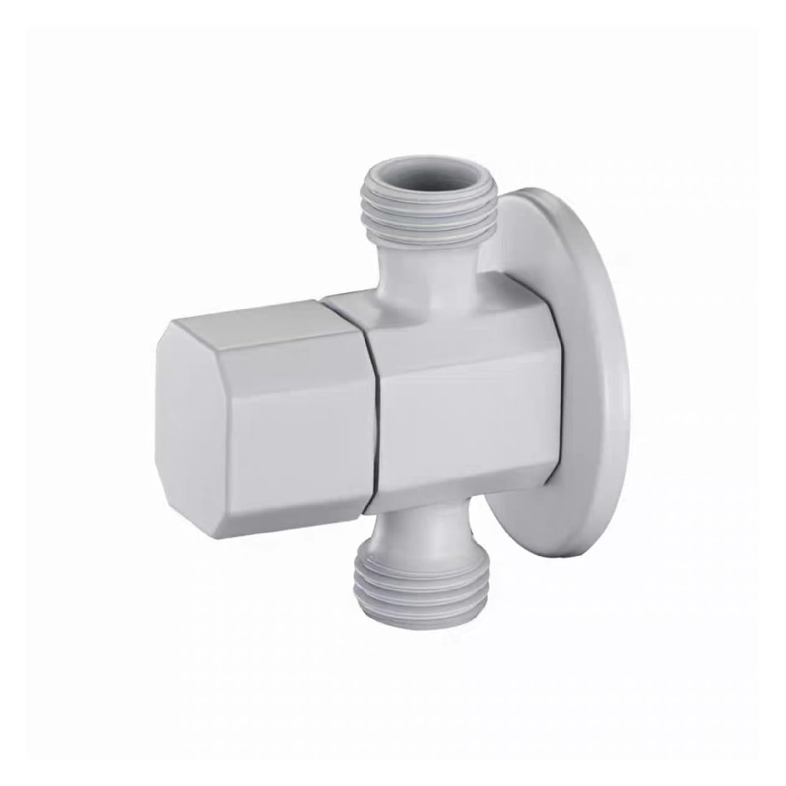Iklaaqetbxps White Brass Wall Mounted Household Multi-Scene Angle Shut-Off Valve