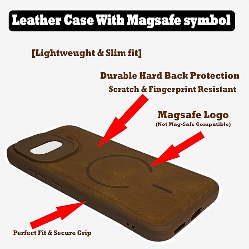 Image of SBMS Back Cover for iQOO 15R 5G | Ultra Slim Soft Rubberised Hard Case | Oil Feel Soft Leather Back | Mag-Safe Design (Mag-Safe Not Support) | Camera Protection Case for iQOO 15R 5G (Brown)