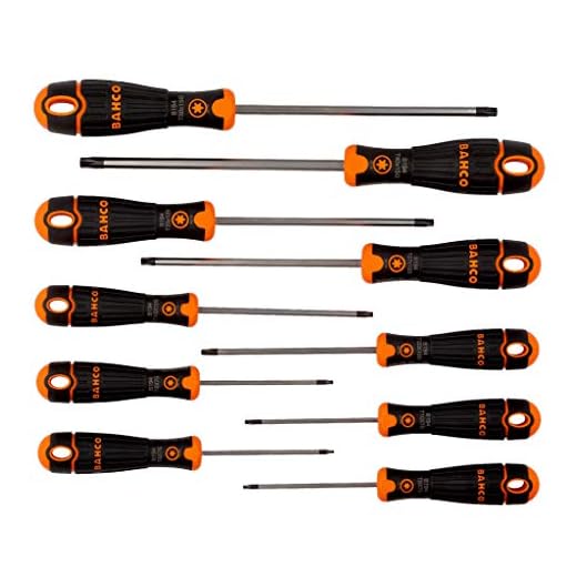 Bahco BHB219.210 Juego 10 Destorn Bahcofit Torx, Mediano