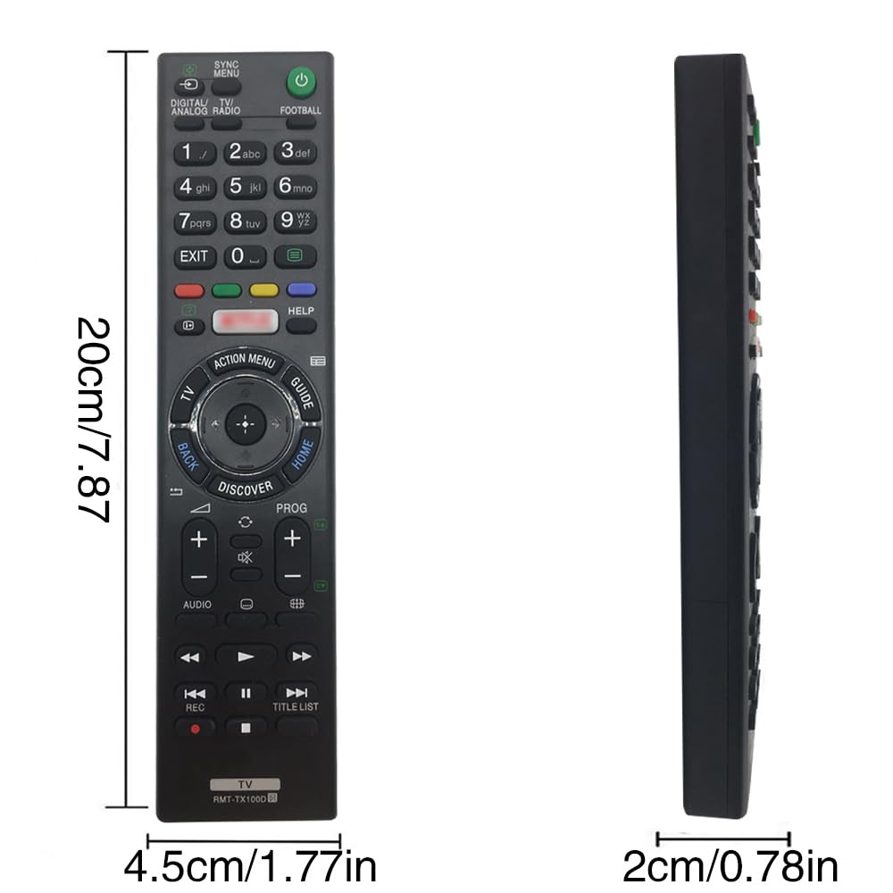 Telecomando Sostitutivo Sony Bravia RMT-TX100D - Compatibile Con Molti Modelli TV Sony - Foto 8