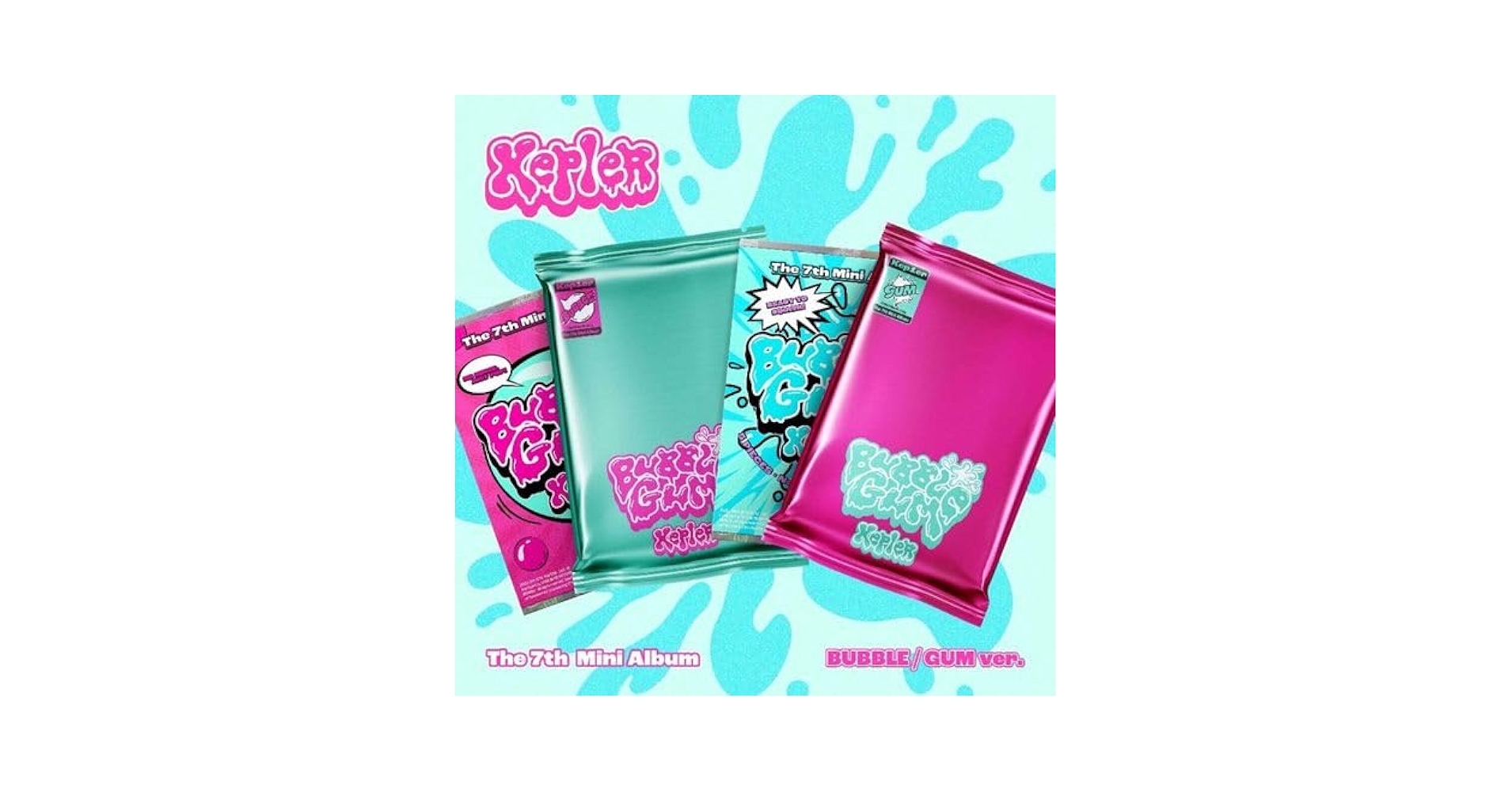 kep1er アルバム　2形態　×5 未開封　BUBBLE GUM 케플러 | KEP1ER THE 7TH MINI ALBUM [ BUBBLE GUM ] GUM VER