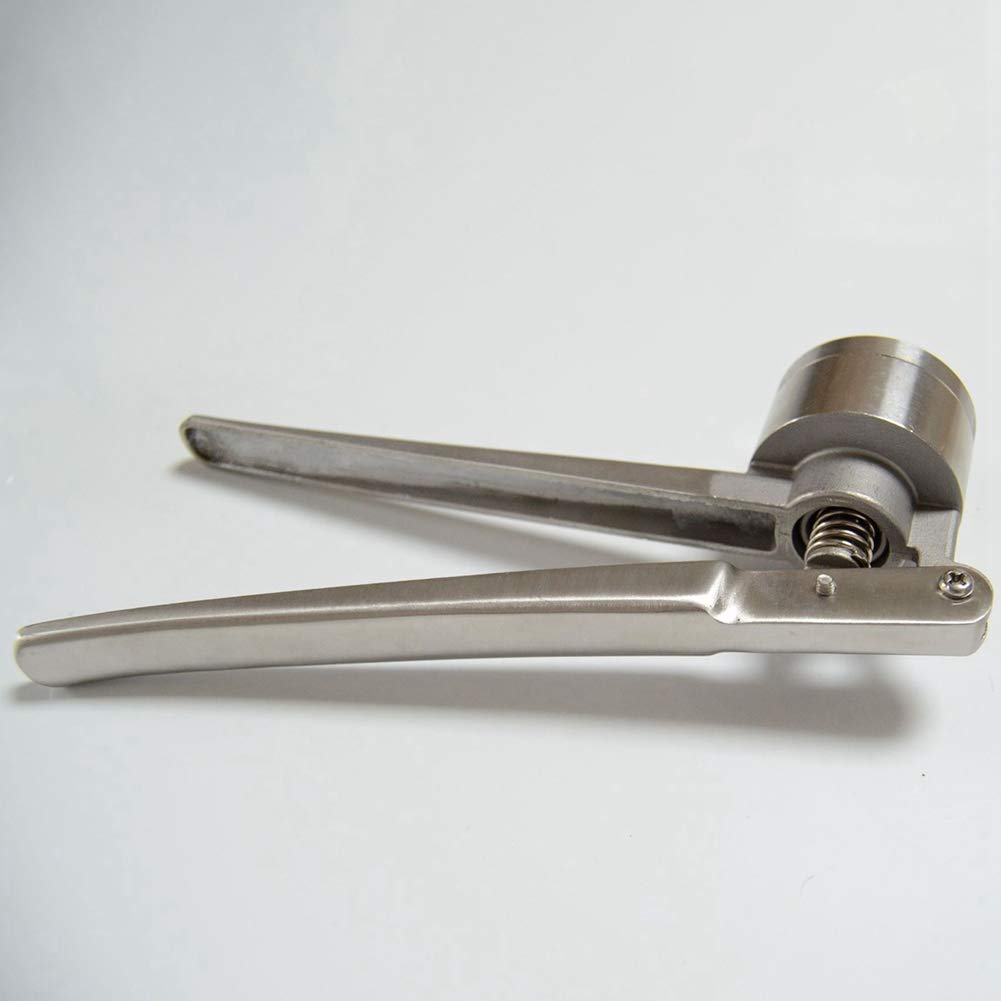 2 prensadoras manuales de viales para prensar tapas abatibles de 20 mm, plástico de aluminio y aluminio completo