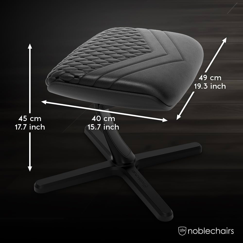 noblechairs フットレスト FOOTREST 2 PUレザー Amazon.co.jp: noblechairs フットレスト FOOTREST 2 - BLACK
