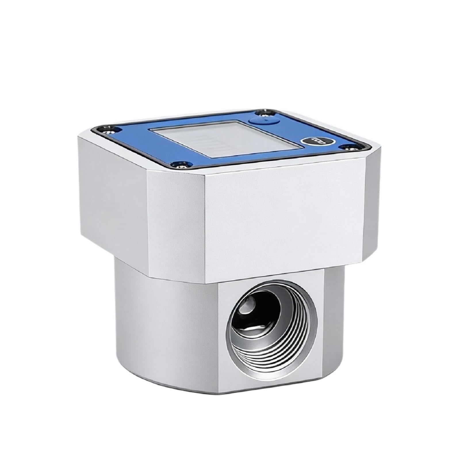 QfUxYYSLD Mini Oval Gear Flow Meter for Liquid RS485 Digital Flow Sensor 0.1‑50 L/min Aluminum G1/4 G1/2 Real Time Display(G3-4-RS485)