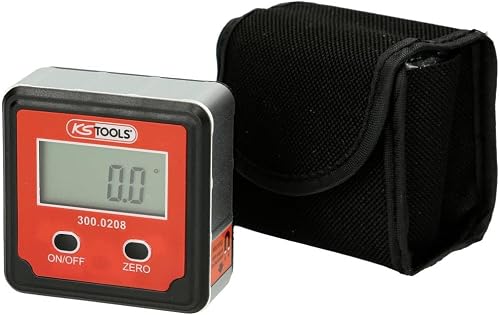 KS Tools 300.0208 Digital Spirit Level with Protractor