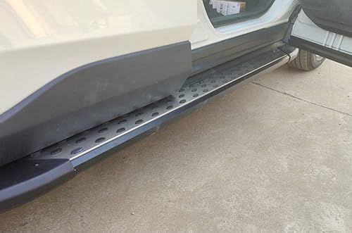 Miniatura 5 de Estribos para Nissan X-Trail Rogue T33 2021-2024 de aluminio con escalones laterales Nerf Bars Pedal, puntos negros