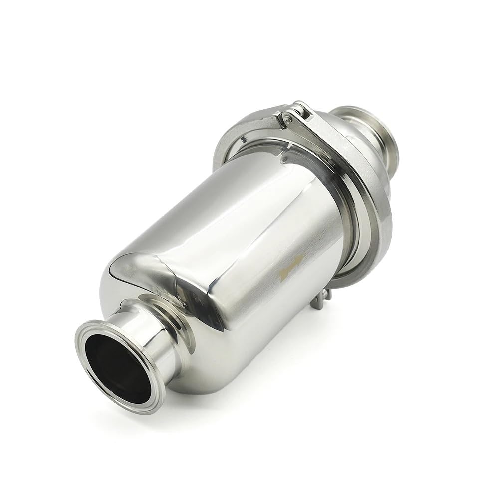Crépine Tri Clamp Courte en Ligne en Acier Inoxydable SS304, adaptée à Une Virole de 51 mm, diamètre extérieur de 64 mm, Maille 300