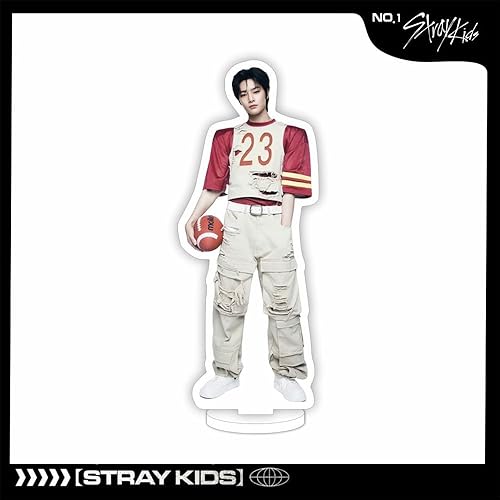 Miniatura 4 de Kpop Stray Kids Social Path Álbum acrílico de doble cara acrílico de pie letrero Hyunjin Felix figura de acción modelo modelo regalo para fanáticos