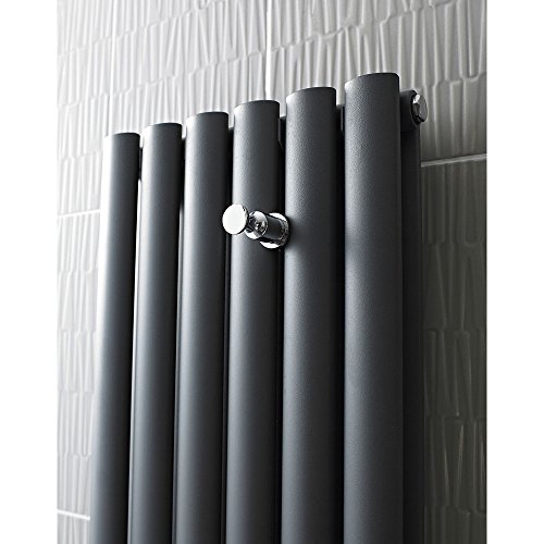 Hudson Reed HL316 Modern Bathroom Magnetic Radiator Towel Hook Heating Accessory, 83mm x 32mm, Chrome