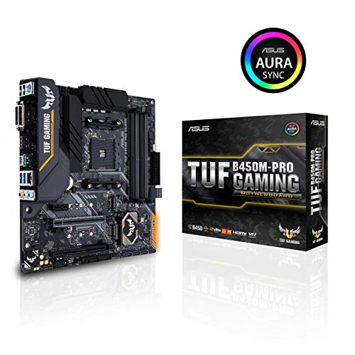 Asus TUF B450M-Pro Gaming AMD Ryzen 3 AM4 DDR4, HDMI, Dual M.2, USB