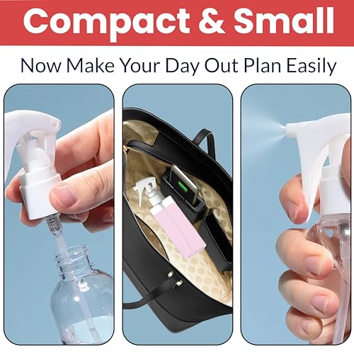 Image of Temperia Empty Water Spray Bottle - Salon Hair Water Sprayer Bottle for Mist - 1pcs (Random Colours)