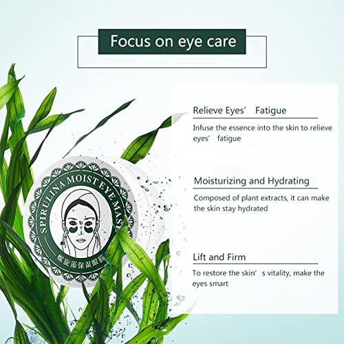 De algas marinhas em espiral hidratante e calmante para olhos, anti-envelhecimento, remoção de olhei