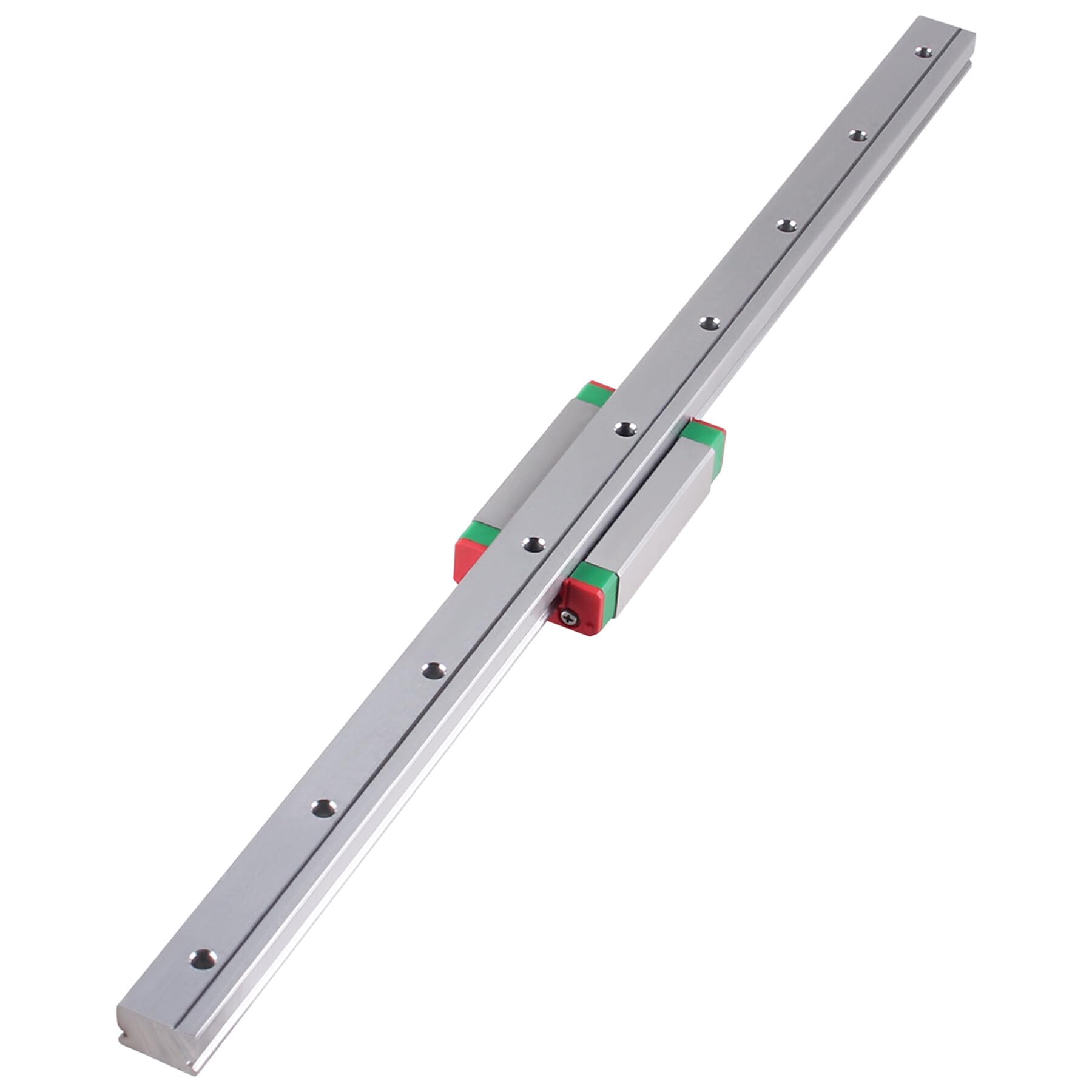 MGN15H Guide linéaire 400mm Guide de rail linéaire miniature avec blocs coulissants MGN15H Roulement linéaire Bloc de guidage linéaire pour appareils automatiques, jauges de précision